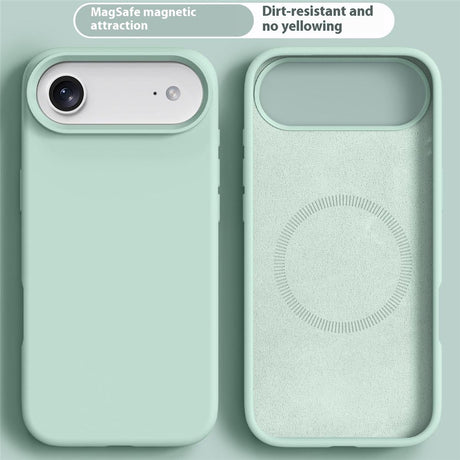 iPhone Air 2-i-1 Silikone & Hård Plast Cover – MagSafe Kompatibelt – Lysegrøn