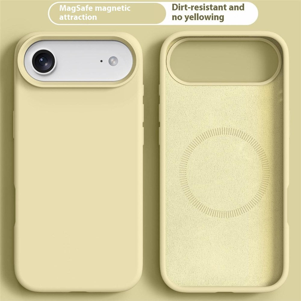 iPhone Air 2-i-1 Silikone & Hård Plast Cover – MagSafe Kompatibelt – Gul