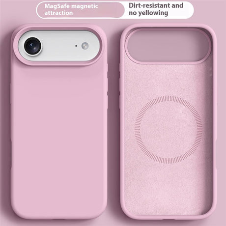 iPhone Air 2-i-1 Silikone & Hård Plast Cover – MagSafe Kompatibelt – Pink