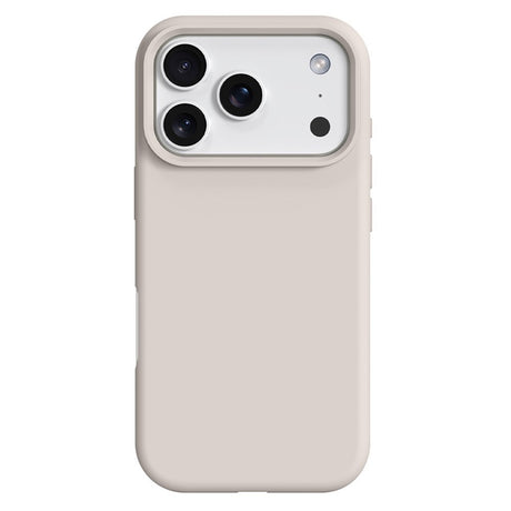 iPhone 17 Pro Max 2-i-1 Silikone & Hård Plast Cover – MagSafe Kompatibelt – Hvid