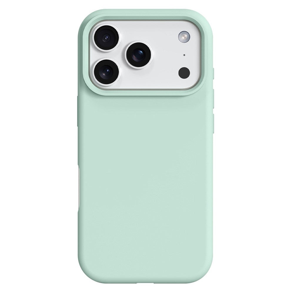 iPhone 17 Pro Max 2-i-1 Silikone & Hård Plast Cover – MagSafe Kompatibelt – Lysegrøn