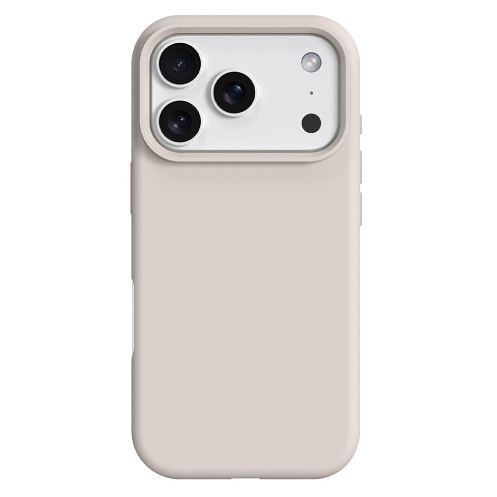 iPhone 17 Pro 2-i-1 Silikone & Hård Plast Cover – MagSafe Kompatibelt – Hvid