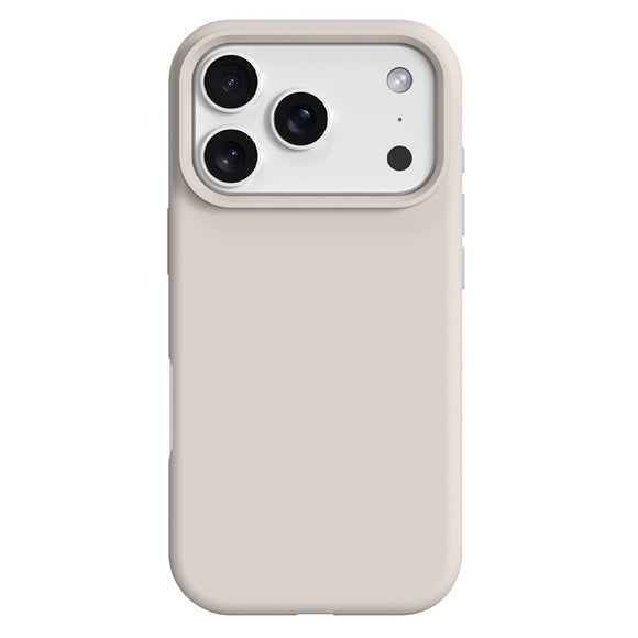 iPhone 17 Pro 2-i-1 Silikone & Hård Plast Cover – MagSafe Kompatibelt – Hvid