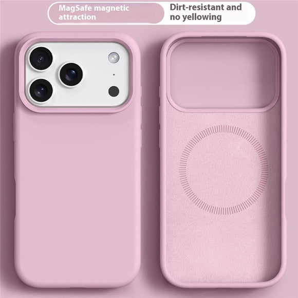 iPhone 17 Pro 2-i-1 Silikone & Hård Plast Cover – MagSafe Kompatibelt – Pink