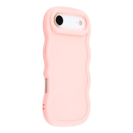 EIDERWOOD iPhone Air Fleksibelt Plastik Wavy Cover - Lyserød