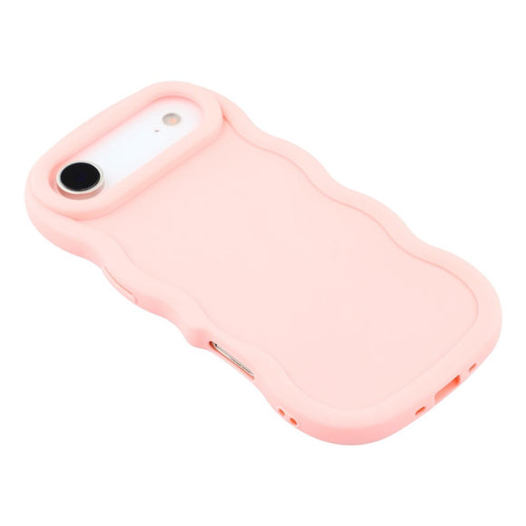 EIDERWOOD iPhone Air Fleksibelt Plastik Wavy Cover - Lyserød