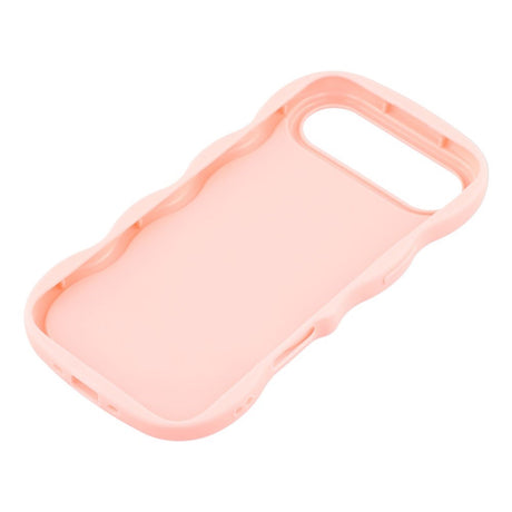 EIDERWOOD iPhone Air Fleksibelt Plastik Wavy Cover - Lyserød