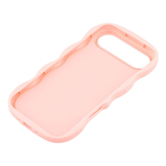 EIDERWOOD iPhone Air Fleksibelt Plastik Wavy Cover - Lyserød