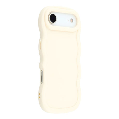 EIDERWOOD iPhone Air Fleksibelt Plastik Wavy Cover - Hvid