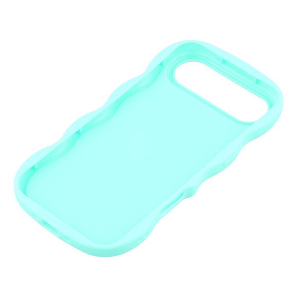 EIDERWOOD iPhone Air Fleksibelt Plastik Wavy Cover - Blå