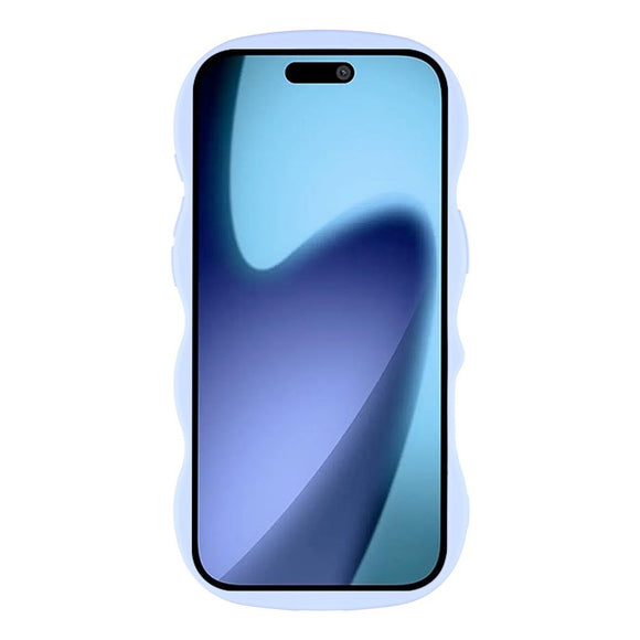 EIDERWOOD iPhone Air Fleksibelt Plastik Wavy Cover - Lilla