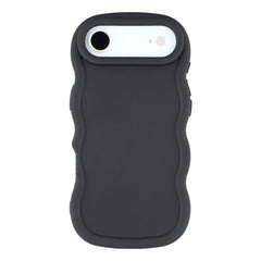EIDERWOOD iPhone Air Fleksibelt Plastik Wavy Cover - Sort