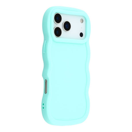 EIDERWOOD iPhone 17 Pro Max Fleksibelt Plastik Wavy Cover - Blå