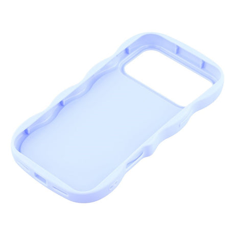 EIDERWOOD iPhone 17 Pro Max Fleksibelt Plastik Wavy Cover - Lilla