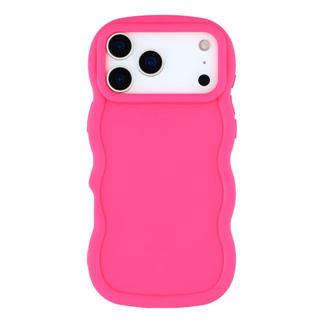 EIDERWOOD iPhone 17 Pro Max Fleksibelt Plastik Wavy Cover - Pink