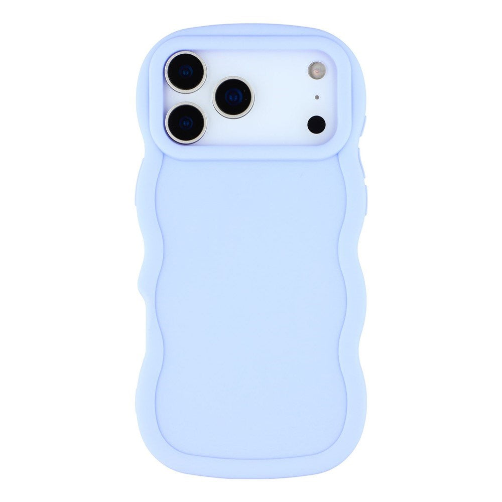 EIDERWOOD iPhone 17 Pro Fleksibelt Plastik Wavy Cover - Lilla