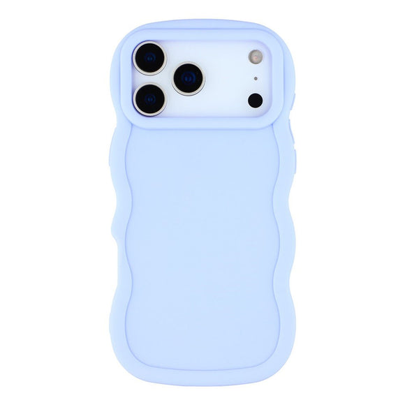 EIDERWOOD iPhone 17 Pro Fleksibelt Plastik Wavy Cover - Lilla