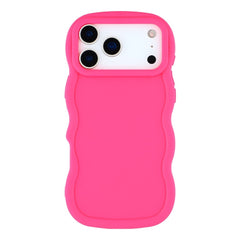 EIDERWOOD iPhone 17 Pro Fleksibelt Plastik Wavy Cover - Pink