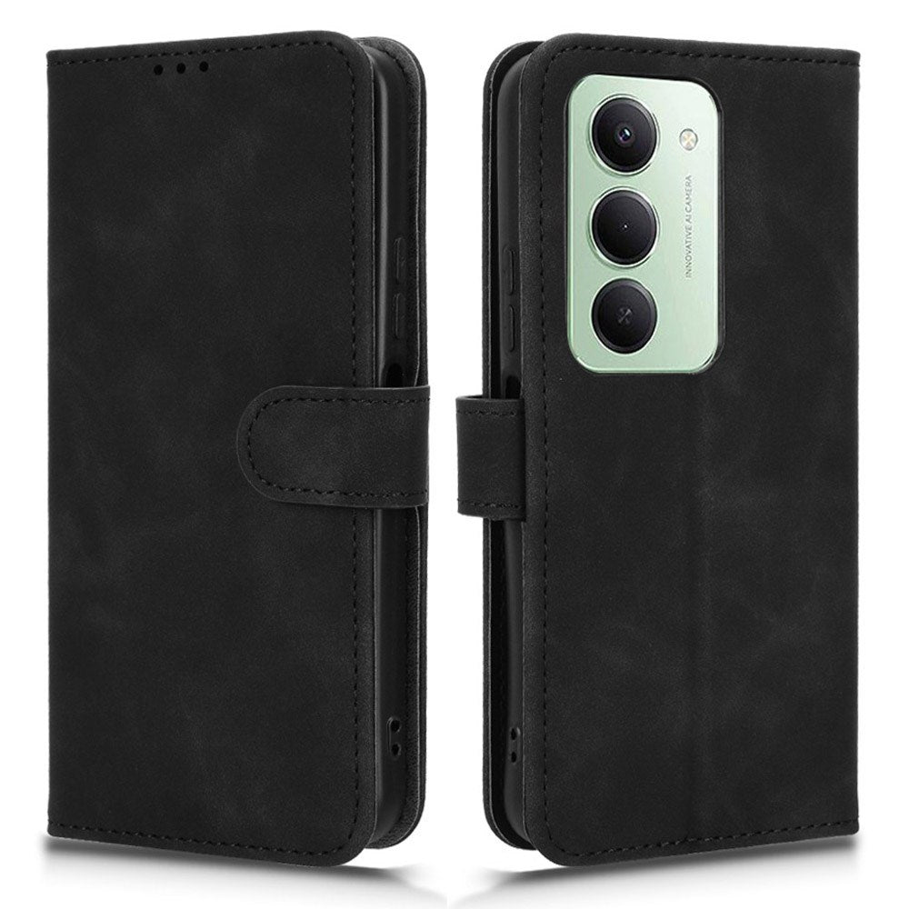Xiaomi Redmi 15 (5G) EIDERWOOD Kunstlæder Flip Cover m. Kortholder - Sort