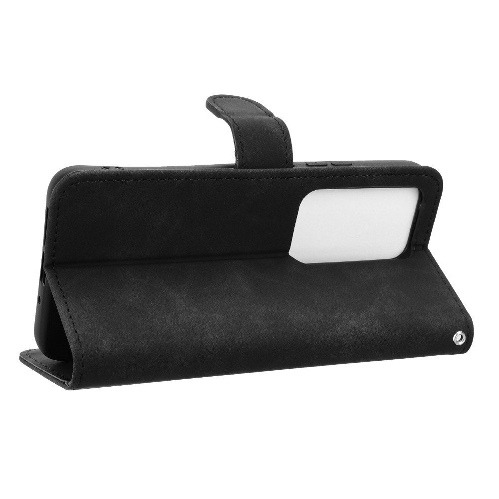 Xiaomi Redmi 15 (5G) EIDERWOOD Kunstlæder Flip Cover m. Kortholder - Sort
