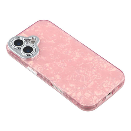 EIDERWOOD iPhone 17 Hybrid Plastik Cover m. Indbygget Kameralinsebeskyttelse - Perlemorsmønster / Lyserød