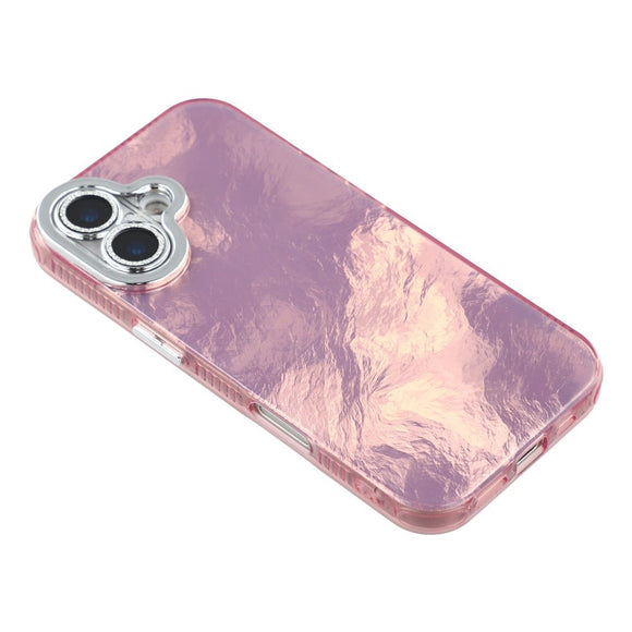 EIDERWOOD iPhone 17 Hybrid Plastik Cover m. Indbygget Kameralinsebeskyttelse - Folie Mønster / Lyserød