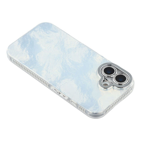 EIDERWOOD iPhone 17 Hybrid Plastik Cover m. Indbygget Kameralinsebeskyttelse - Folie Mønster / Sølv