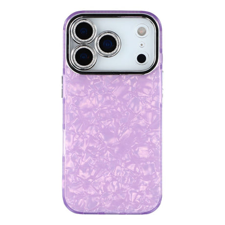 EIDERWOOD iPhone 17 Pro Hybrid Plastik Cover m. Indbygget Kameralinsebeskyttelse - Perlemorsmønster / Lilla