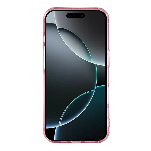 EIDERWOOD iPhone 17 Pro Hybrid Plastik Cover m. Indbygget Kameralinsebeskyttelse - Folie Mønster / Lyserød