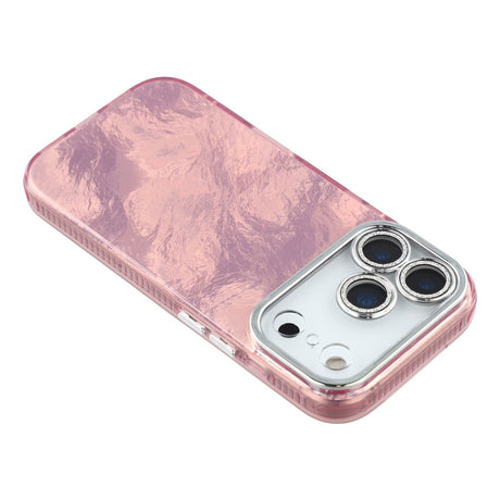 EIDERWOOD iPhone 17 Pro Hybrid Plastik Cover m. Indbygget Kameralinsebeskyttelse - Folie Mønster / Lyserød