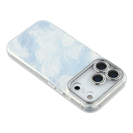 EIDERWOOD iPhone 17 Pro Hybrid Plastik Cover m. Indbygget Kameralinsebeskyttelse - Folie Mønster / Sølv