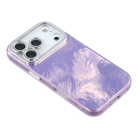EIDERWOOD iPhone 17 Pro Max Hybrid Plastik Cover m. Indbygget Kameralinsebeskyttelse - Folie Mønster / Lilla