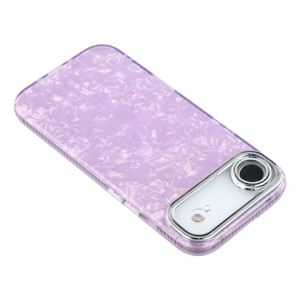 EIDERWOOD iPhone Air Hybrid Plastik Cover m. Indbygget Kameralinsebeskyttelse - Perlemorsmønster / Lilla