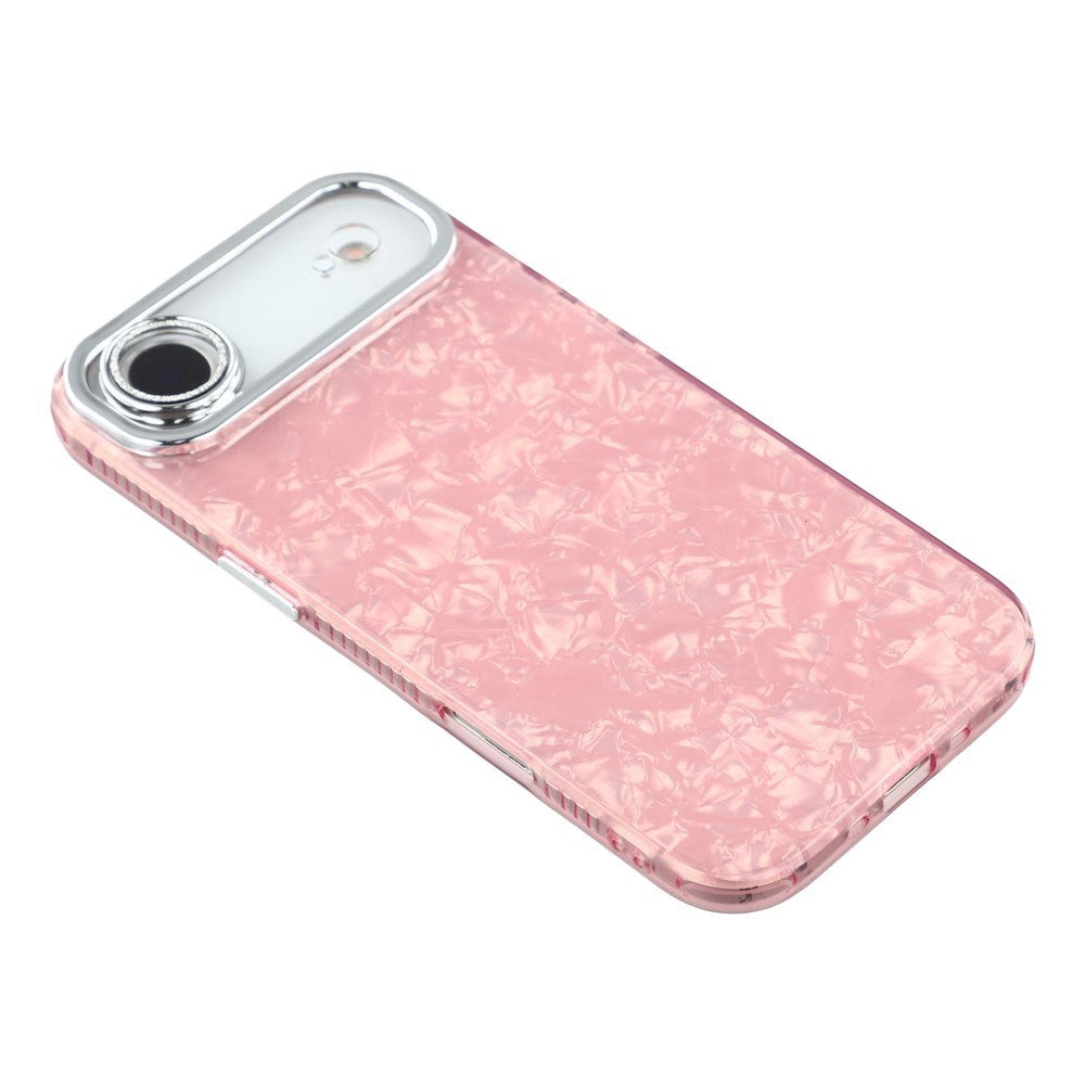 EIDERWOOD iPhone Air Hybrid Plastik Cover m. Indbygget Kameralinsebeskyttelse - Perlemorsmønster / Lyserød