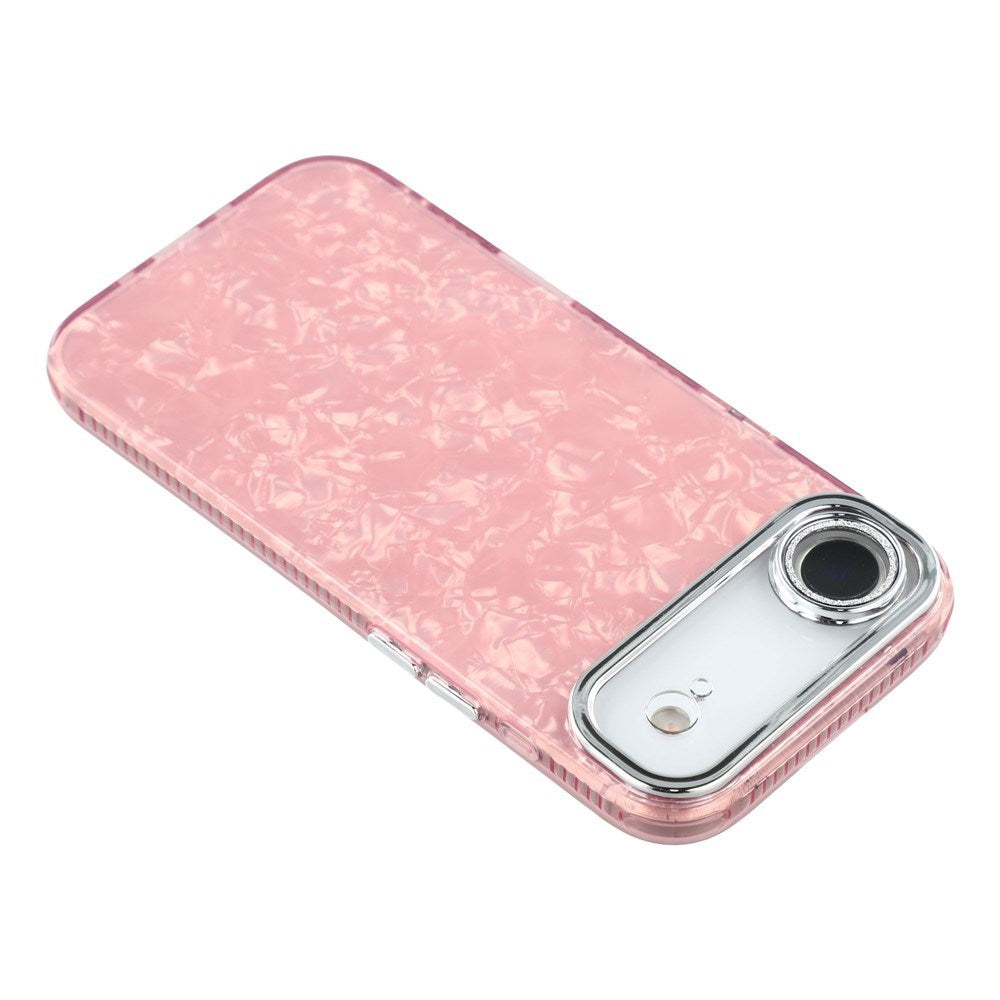 EIDERWOOD iPhone Air Hybrid Plastik Cover m. Indbygget Kameralinsebeskyttelse - Perlemorsmønster / Lyserød
