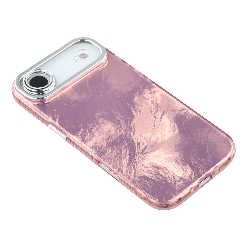 EIDERWOOD iPhone Air Hybrid Plastik Cover m. Indbygget Kameralinsebeskyttelse - Folie Mønster / Lyserød