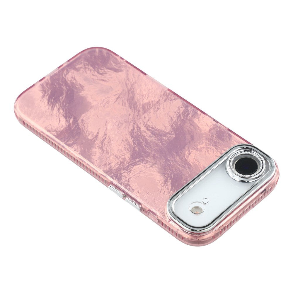 EIDERWOOD iPhone Air Hybrid Plastik Cover m. Indbygget Kameralinsebeskyttelse - Folie Mønster / Lyserød