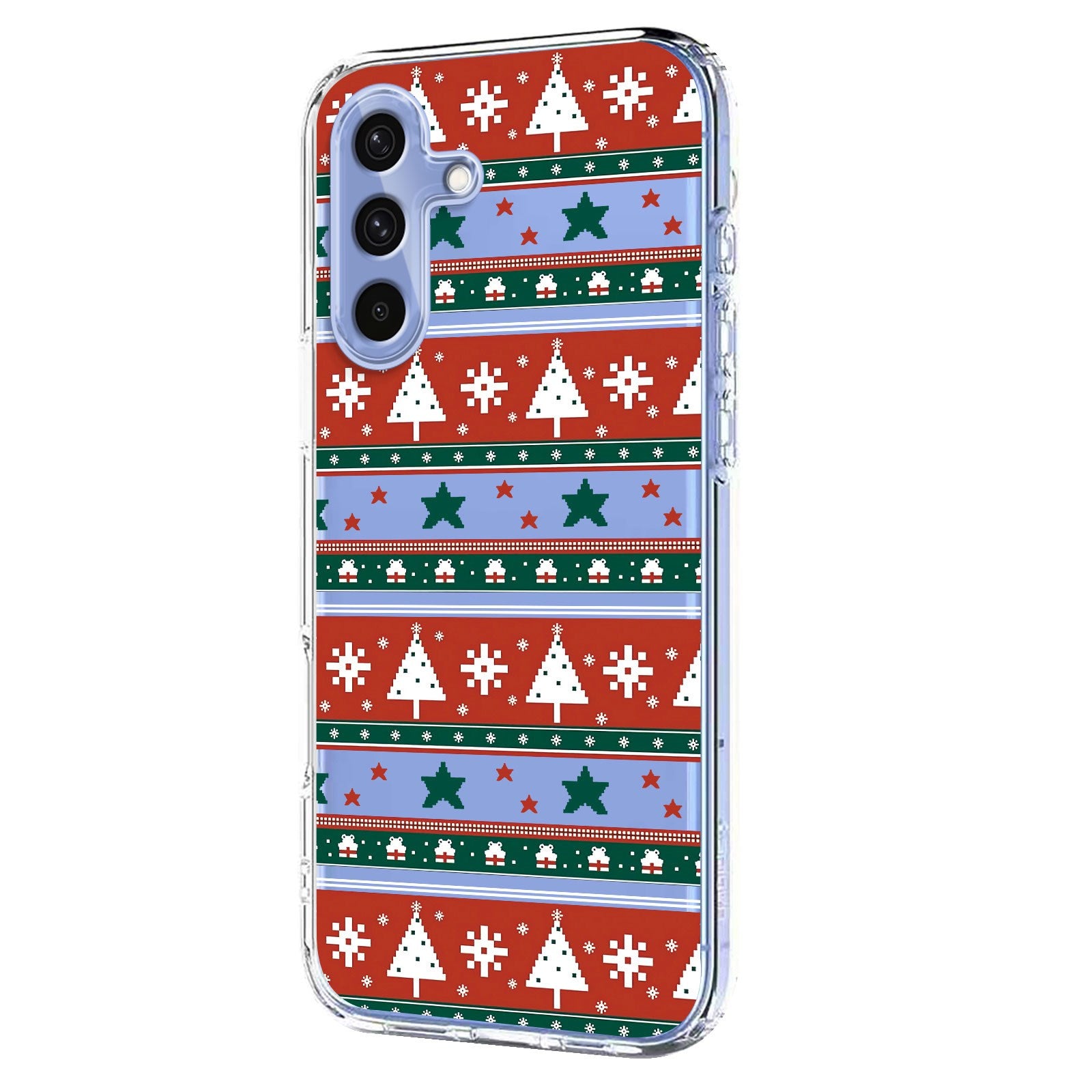 EIDERWOOD Samsung Galaxy A56 (5G) Fleksibelt Plastik Julecover m. Motiv - Gennemsigtig / Mønster