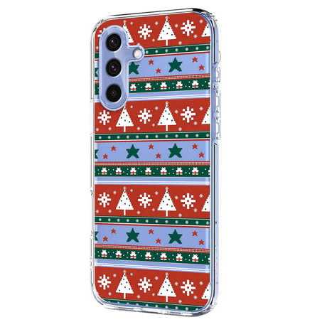 EIDERWOOD Samsung Galaxy A56 (5G) Fleksibelt Plastik Julecover m. Motiv - Gennemsigtig / Mønster