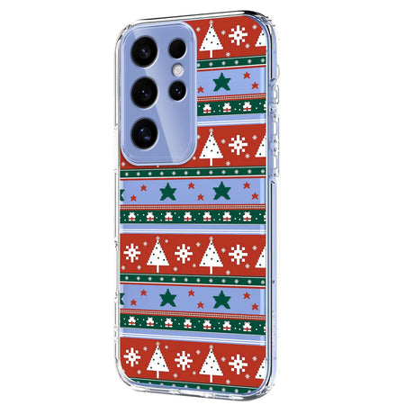 EIDERWOOD Samsung Galaxy S25 Ultra Fleksibelt Plastik Julecover m. Motiv - Gennemsigtig / Mønster