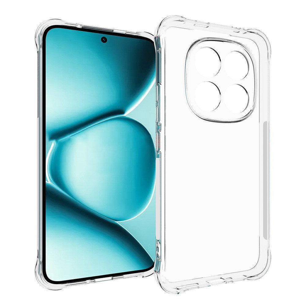 Xiaomi Redmi Note 15 Pro+ (Plus) / Poco M8 Pro (5G) EIDERWOOD Fleksibelt Plast Cover m. Forstærkede Hjørner - Gennemsigtig