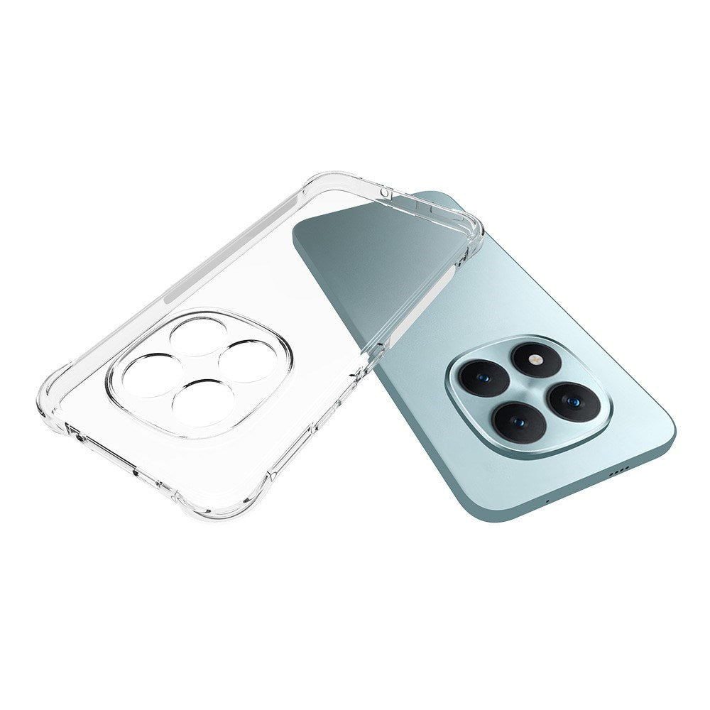 Xiaomi Redmi Note 15 Pro+ (Plus) / Poco M8 Pro (5G) EIDERWOOD Fleksibelt Plast Cover m. Forstærkede Hjørner - Gennemsigtig