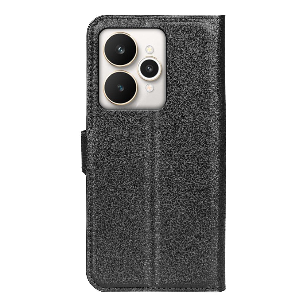 Realme 15 EIDERWOOD Kunstlæder Flipcover m. Kortholder & Ståfunktion - Sort