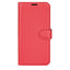 Realme 15 EIDERWOOD Kunstlæder Flipcover m. Kortholder & Ståfunktion - Rød