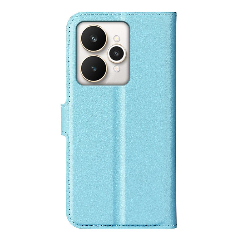 Realme 15 EIDERWOOD Kunstlæder Flipcover m. Kortholder & Ståfunktion - Lyseblå