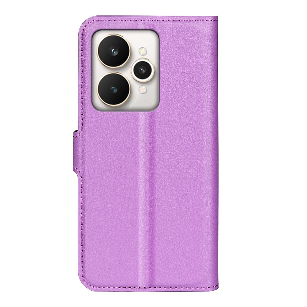Realme 15 EIDERWOOD Kunstlæder Flipcover m. Kortholder & Ståfunktion - Lilla