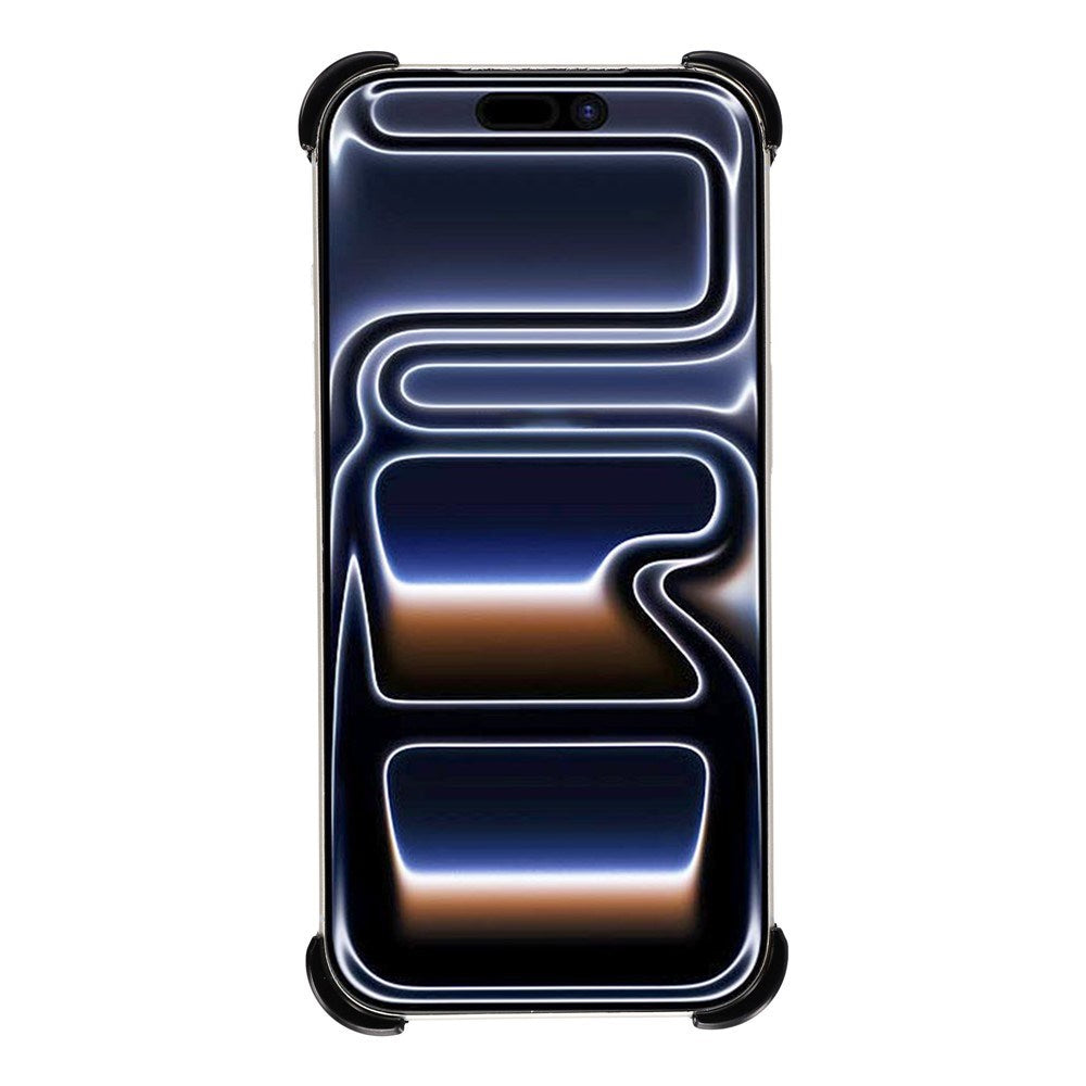 iPhone 17 Pro Todelt Metal Bumper Cover m. Ståfunktion & Linsebeskytter - Sort