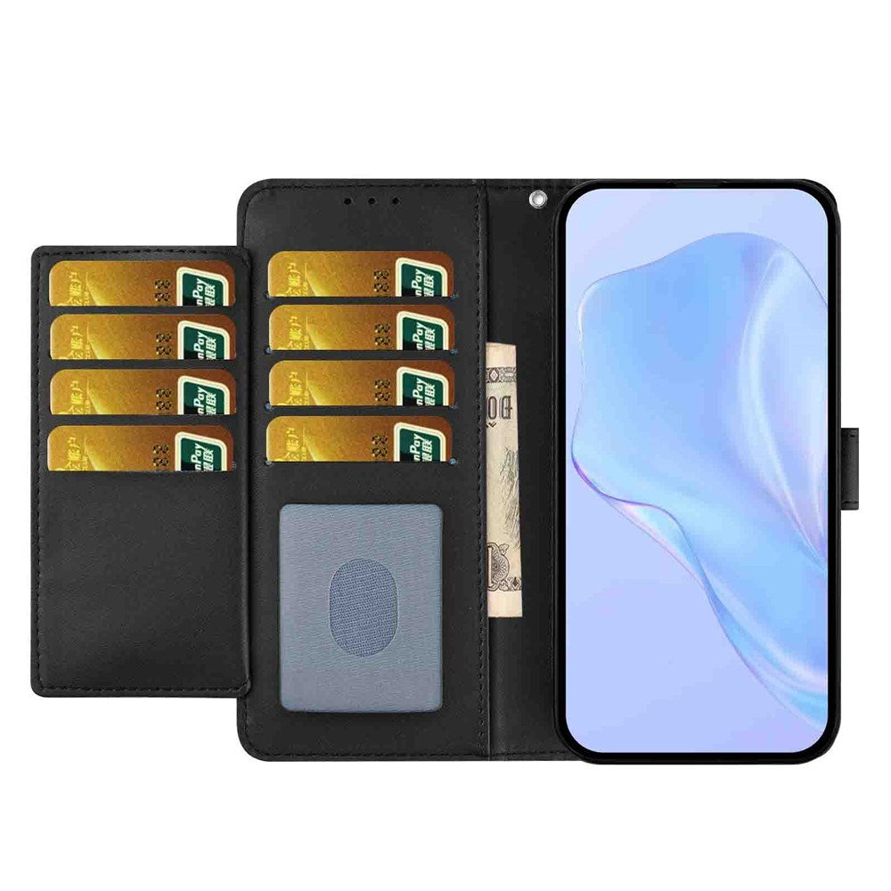 Motorola Moto G86 Power EIDERWOOD Kunstlæder Cover m. Strop & Kortholder - Sort