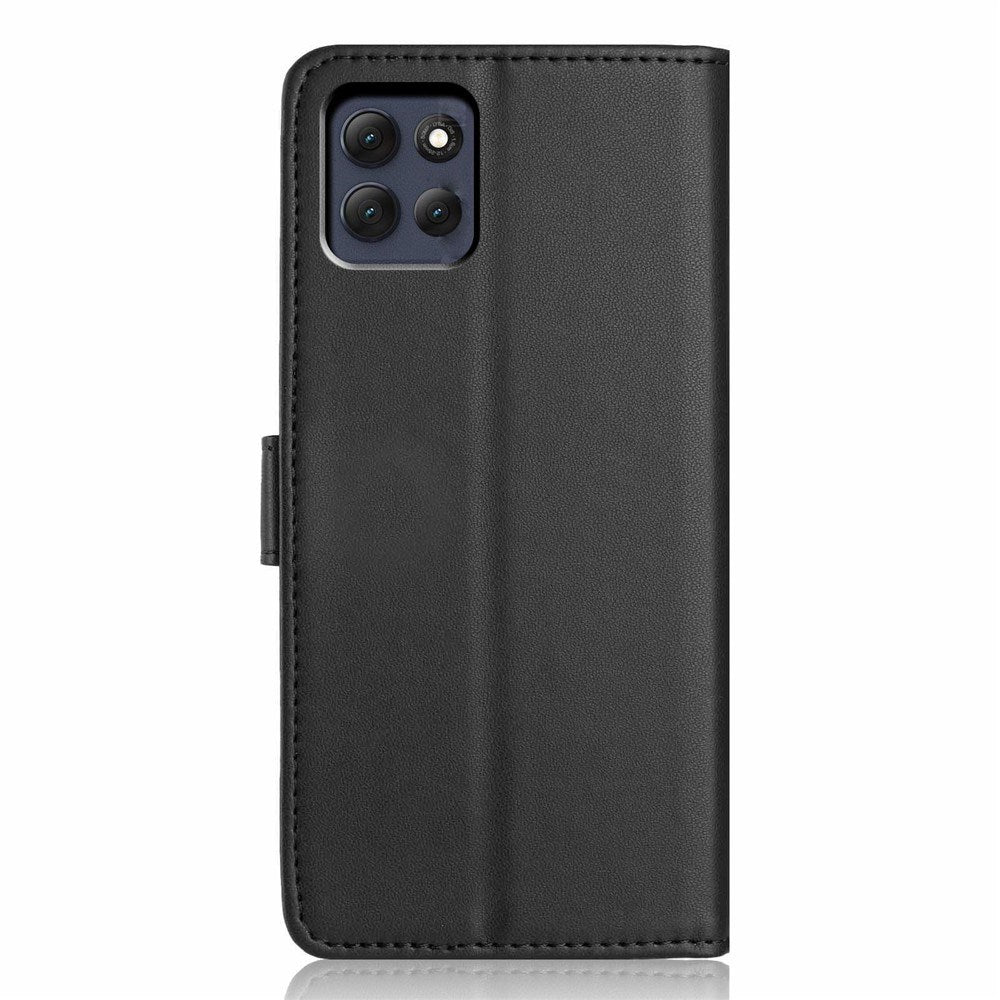 Motorola Moto G86 Power EIDERWOOD Kunstlæder Cover m. Strop & Kortholder - Sort