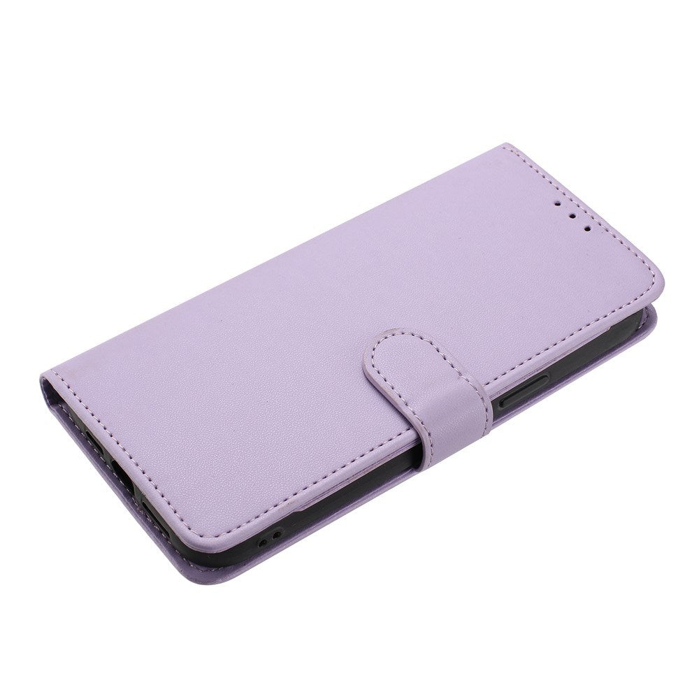 Motorola Moto G86 Power EIDERWOOD Kunstlæder Cover m. Strop & Kortholder - Lilla